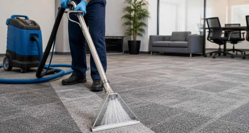 What a Commercial Carpet Cleaning Service Does Beyond Vacuuming